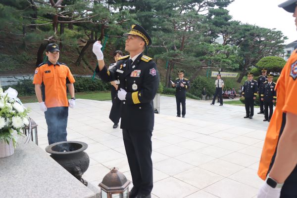 “시민 곁에서 답을 찾는 현장형 소방”... 군포소방서, 조천묵 서장 취임