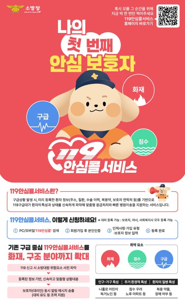 폭염 속 응급상황 대비... 군포소방서, “119안심콜로 안전 지키세요”