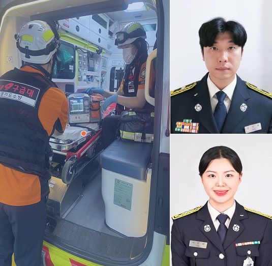 군포소방서, 현장 심전도로 심근경색 신속 발견…환자 생명 구해